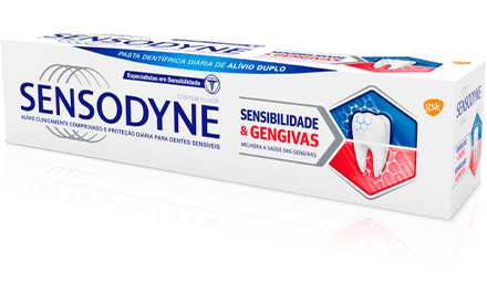 sensodyne sensibilidade e gengivas