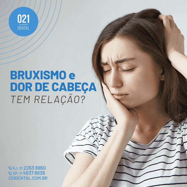 mulher com dor causada pelo bruxismo