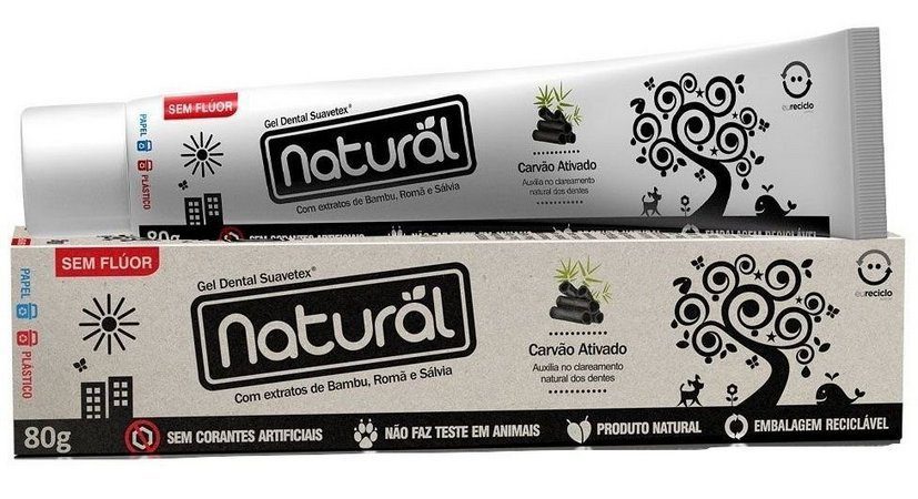 Natural Suavetex com Carvão Ativado