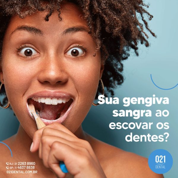 Gengiva Sangra ao Escovar os Dentes