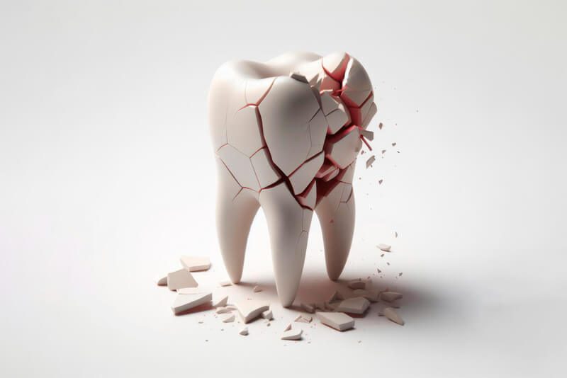 Quando se constata que o dente está podre